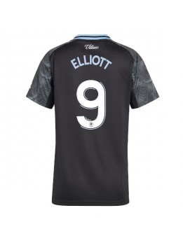 Ženski Nogometna dresi replika Aston Villa Harvey Elliott #9 Gostujoči 2025-26 Kratek rokav Ženski Nogometna dresi replika Aston Villa Harvey Elliott #9 Gostujoči 2025-26 Kratek rokav